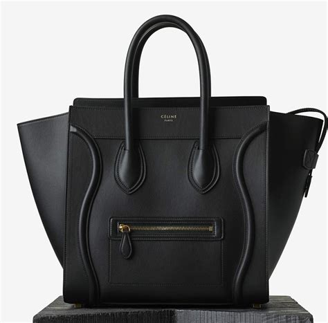 celine micro luggage bag size|celine shoulder luggage tote price.